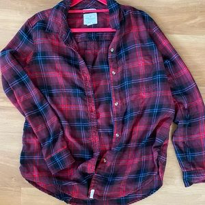 American Eagle Women’s Boyfriend Fit Flannel